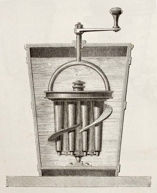 historický chladiaci stroj